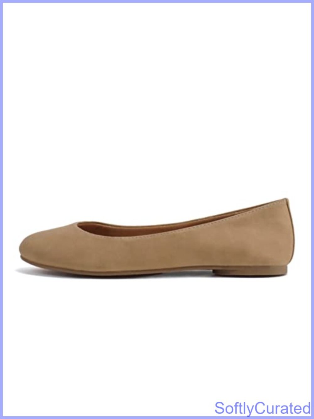 Ballet Flats Round Toe Slip-On Foam Insole Casual Walking Shoes